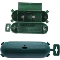 Pack of 2 Security Plug and Socket Enclosure, IP44 Security Socket Enclosure, Extension Cord Protection Enclosure Waterproof Socket Socket