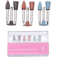 Lot de 9 têtes de polissage en résine pour ponçage du bois et du métal avec contre-angle pour kit à basse vitesse conçu pour une utilisation d'outils électriques