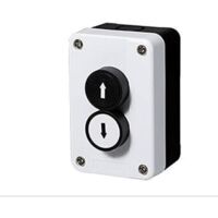 Double commutateur pour portes de garage - Étanche - Pont élévateur - Bouton-pression - Portes roulantes - Bouton-poussoir
