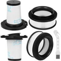 4 Filtres pour Aspirateur Rowenta X-Force Flex 11.60 12.60 14.60 15.60 RH98 RH99 RH9878WO RH9879WO RH9898WO RH98A8WO RH98A9WO RH98A7WO RH98COWO RH9958WO RH9958WA RH9959WO ZR009007 ZR009008