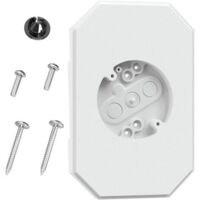 Ensemble de blocs de montage électriques résistants aux intempéries pour revêtement extérieur de 1,27 cm et vinyles de 10,2 cm, kit de montage facile à installer
