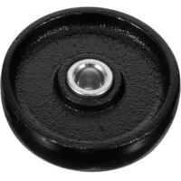 Universal Jack Roller Wheel Trolley Jack Wheel for Jack Heavy Duty Rolling Wheel Jack 2 Tons Trailer Wheel Wheel Bearing Steering Wheel Iron Major