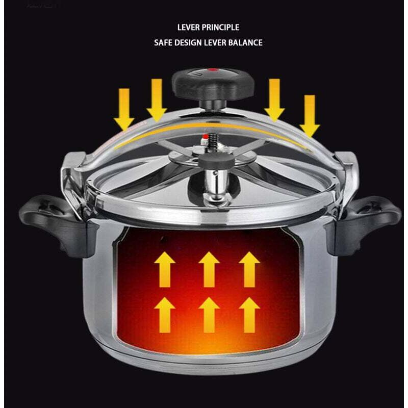 Autocuiseur Sécurisé 8L Acier Inox 304 - 3 Niveaux De Pression, Anti-Explosion - Compatible Gaz Et Induction