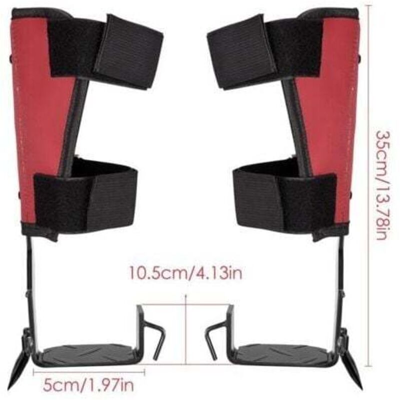 TTLIFE Ensemble De Pointes D'escalade D'arbre, Griffe Elagage Avec Ceinture De Sécurité à Cinq Points Outils De Mise à Niveau - Sport