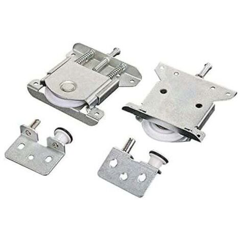 Roulettes pour portes coulissantes, pièces détachées pour portes de placard coulissantes, roues, galets, guides pour tringles de placard, roulettes pour placards coulissants, capacité de charge 30 kg