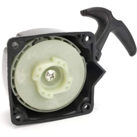 Lanceur à rappel + plaque de traction 40-5 pour débroussailleuses, coupe-bordures, Superma, noir, 1 pièce, entraxe 67 mm (1/5)
