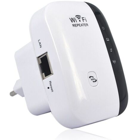 Répéteur WiFi 2,4 GHz puissant (300 Mbps). Amplificateur WiFi haute puissance avec port Ethernet. Protection WPS. (1/5)