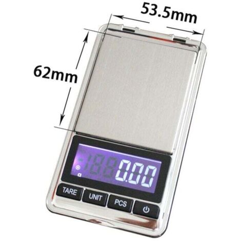 Balances De Cuisine Precision, 0.01g-500g, Mini Balances Alimentaire Multifonctionnelles Avec Affichage Led Et Fonction Tare Balance Electronique Pour La Nourriture Bijoux Medecine Cafe 92243576