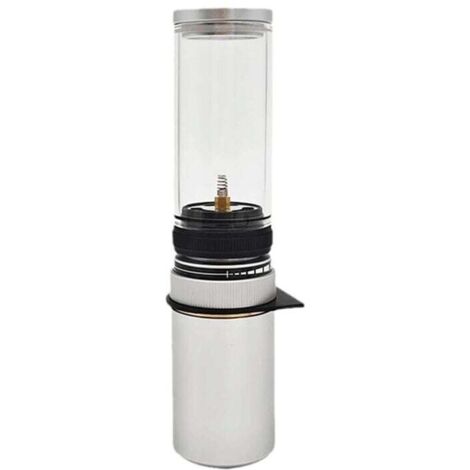 Veilleuse à gaz pour extérieur, de camping portable, lampe à gaz à l'épreuve du vent, lampe torche à bougie à gaz réglable, pièce de camping (1/5)