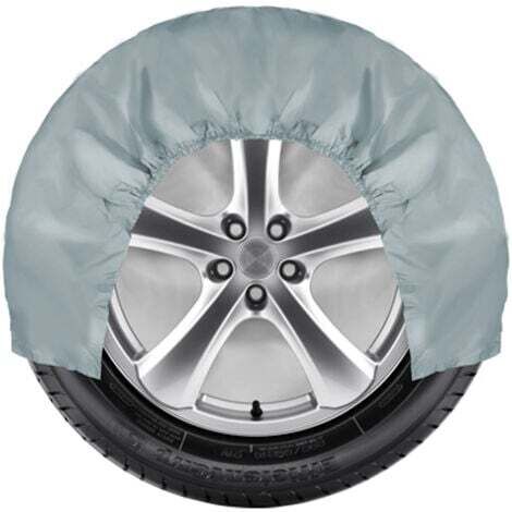 Housses de pneus Couverture de Roue 72 cm de diamètre,Secours Housse de Protection Hiver été Voiture Pneu Stockage Sacs véhicule Roue Protecteur Voiture Accessoires (Color : 1 Piece gri) (1/3)