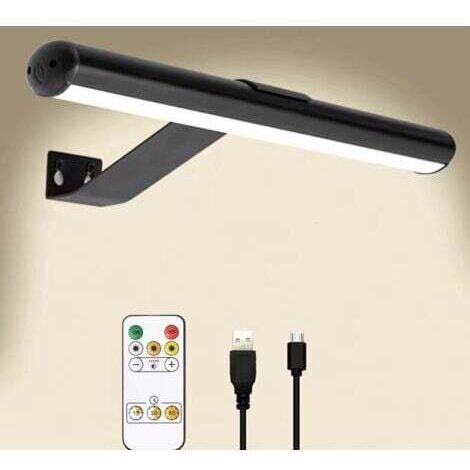 Applique murale sans fil avec détecteur de mouvement, applique murale LED sans fil avec télécommande, lumière rechargeable par USB, éclairage d'image magnétique, salle de bain, intérieur, chambre à co