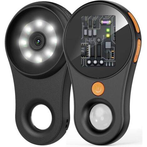 Microscope numérique macro à mise au point fixe, loupe portable, écran couleur 2,0 pouces, pixels 200 W, grossissement 500x, 8 LED intégrées, batterie rechargeable, compatible avec Windows, Mac OS (no (1/5)