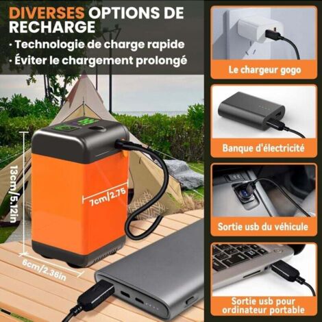 Acheter Douche de Camping Portable, pompe de douche électrique Rechargeable par USB pour l'extérieur, pour le lavage de voiture de Camping