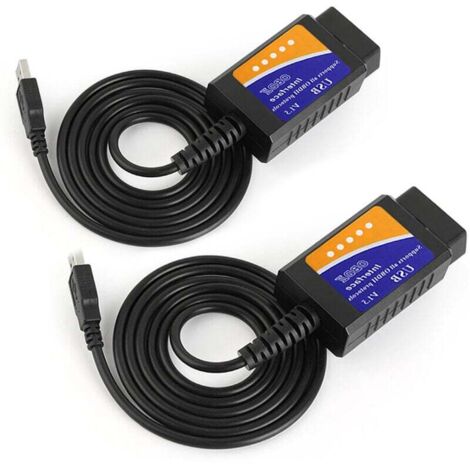 Vidacharmy Scanner Diagnostic Voiture WiFi OBD-II - Lecture Et Effacement Codes Erreurs, Compatible Android IOS Windows