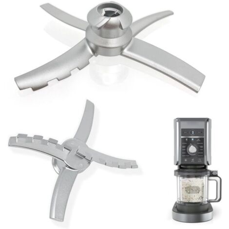 Lame de rechange en acier inoxydable compatible avec les machines à glace de luxe Ninja Creami NC500 NC501, pièces de mélange pour accessoires Ninja Ice Creami HOGA0864-CT