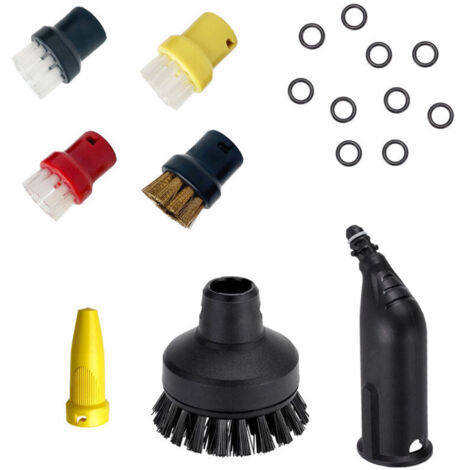 Accessoires de nettoyeur vapeur compatibles avec Karcher, brosse ronde, grande buse de brosse ronde, pièces de rechange, compatibles avec Karcher SC1 SC2 SC3 SC4 SC5 SC7 CTK10 (1/5)