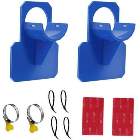 Supports de Tuyau pour Piscine - Accessoires de Tuyau de Piscine avec Anti-Perforation, Anti-déchirure, Anti-Traction (30-37 mm)/deux bleus (1/4)