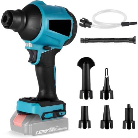 Fonctionne avec la batterie Makita 18 V, les dépoussiéreurs sans fil, les moteurs sans balais de 50 000 tr/min et les dépoussiéreurs à air comprimé haute capacité (piles non incluses).