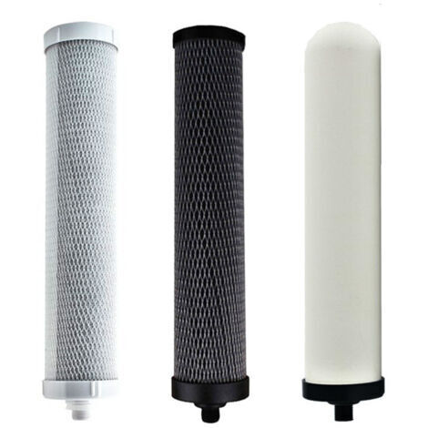 Ensemble de 3 filtres purificateur d'air de bureau, filtre à charbon actif et filtre en céramique pour pièces de filtre/purificateur à 3 étages (1/4)