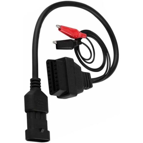 Câble De Diagnostic, 3 Broches à 16 Broches Connecteur Adaptateur OBD2 Câble De Diagnostic, Connecteur De Diagnostic Embarqué, Câble D'extension Adaptateur OBD2, pour Câbles Scanner (1/5)