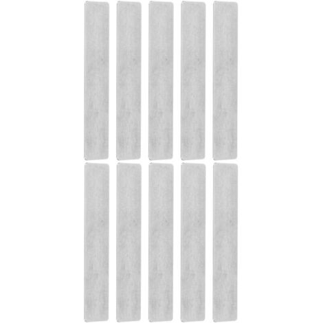 10 pièces accessoires de pompe rectangulaire en fonte de plaque de soupape de compresseur d'air pour cylindre de 51mm (1/5)