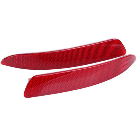 Réflecteur de pare-chocs arrière , 1 paire de réflecteur de pare-chocs arrière gauche et droit rouge pour E70 X5 2007-2013 63217158949 63217158950 (1/5)