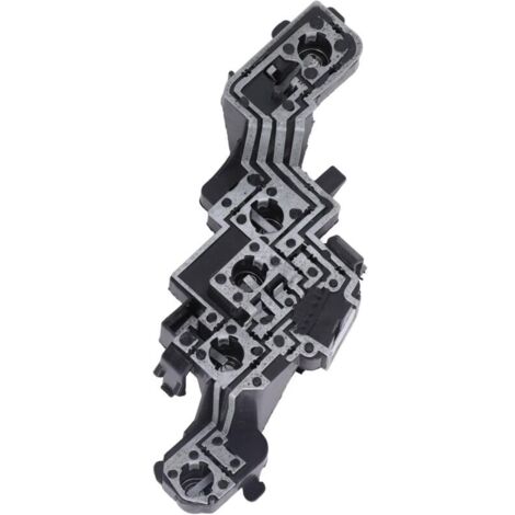 Gabarit de Fabrication de Chevilles, Plaque de Fabrication de Chevilles Réglable 8 Trous Perceuse électrique Cheville de Fraisage Outil Auxiliaire de Tige Ronde 8mm 9mm 10mm 12mm (1/5)