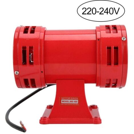 Sirène entraînée par Moteur électrique de l'industrie 150DB, Alarme Continue de sécurité de Sonnerie de klaxon d'alarme(220-240V) (1/5)
