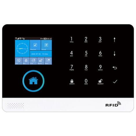 Kit Système d'alarme Maison 4G, 24 pièces Alarme Maison sans Fil Intelligent WiFi avec APP Détecteur de Mouvement, Télécommandes, Capteur de Fenêtre et de Porte, Sirène, Compatible avec Alexa
