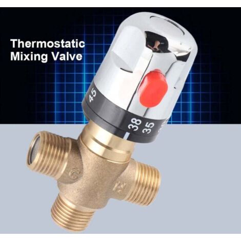 Robinet Mélangeur Thermostatique 3 Voies Chrome - Neuf Pour Cuisine Ou SDB