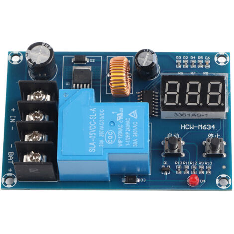 Module de contrle de charge de batterie XH M604 Carte de protection DC 6-60V pour arrêt de charge automatique (1/5)