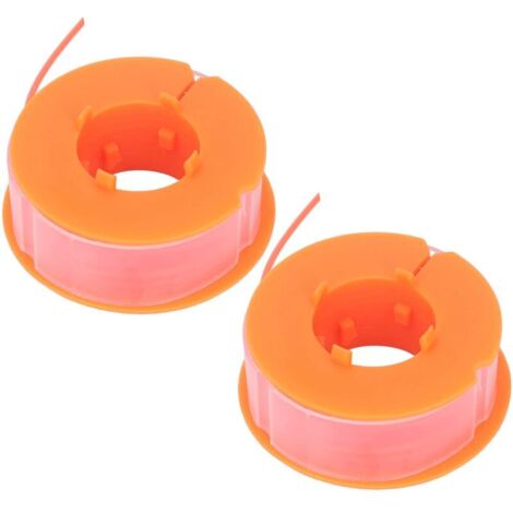 TONYSA 2pcs Ligne de Bobine de Débroussailleuse, Ligne de Bobine de Tondeuse à Gazon Remplacement D'accessoires de Tondeuse en Nylon Adaptés pour Bosch Art 30 Art 30FA(Orange) (1/5)