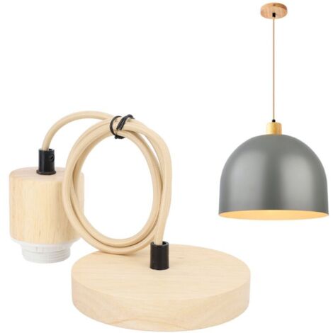 Suspension E27, E27 Porte Lampe Suspension, E27 Pendentif Suspendues Accessoires, pour Éclairage au Plafond Salon, Chambre 220V (1/5)