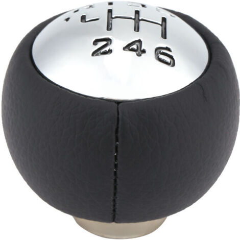 Pommeau Levier Vitesse, Pommeau de Vitesse 6 Vitesses, Boule de Vitesse, Tête de Levier de Vitesse Manuelle de Remplacement pour 307 308 3008 407 5008 807 C3 C4 C8 (1/5)