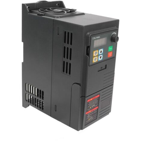 Jeffergarden Convertisseur de Fréquence  avec Entrée RS485 0.75kw Triphasée 200V‑240V Variateur de Fréquence de Sortie Triphasée 0‑240V (1/5)
