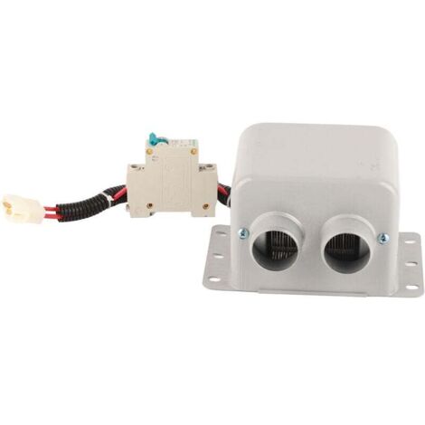 800W Chauffage Réchauffeur Electrique de Voiture, 2 Trous Hiver Chauffage Réchauffeur de Vitre Dégivreur Antibuée à Haute Efficacité pour le Camping, Dégivrage en Verre (1/5)