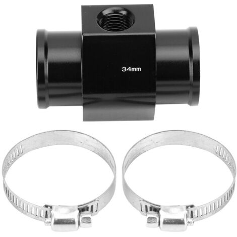 Jeffergarden Tuyau de joint de température de l'eau en aluminium, Tbe 1,495 pouces adaptateur de teur de température de liquide de refroidissement replacement pour tuyau d'eau M14x1.5 (1/5)