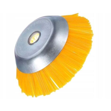 Tête Brosse débroussailleuse Universelle, Brosse Désherbage Gazon mauvaises herbes en nylon 200 x 25,4 mm (1/5)