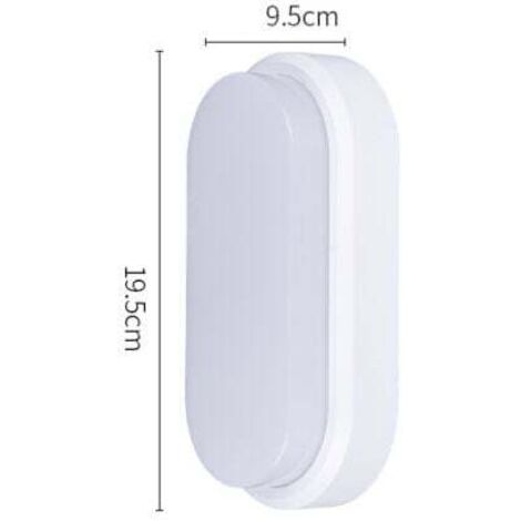 Letlit Plafonnier LED Ovale, 18W 1500LM Applique Murale Intérieure Letlit Plafonnier LED Ovale, 18W 1500LM Applique Murale Intérieure