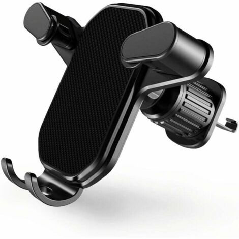 Support de téléphone portable pour voiture, super stable, crochet de ventilation amélioré, support de téléphone portable pour voiture, mains libres, universellement adapté à tous les smartphones (1/5)