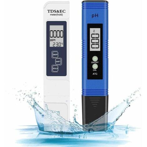 Eletorot 4-in-1-Pool-pH-Tester, elektronisches pH-Meter, TDS-Wasserqualitätsanalysator und pH-Test für Trinkwasser, Aquarien, Hydrokulturen und Schwimmbäder. (1/5)
