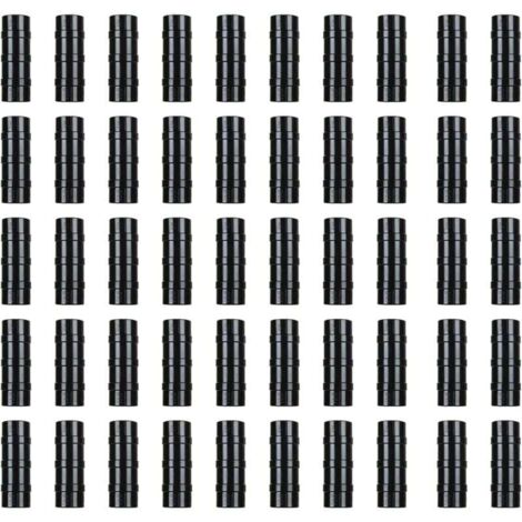 Packung mit 50 Clips für Gewächshausfolie, Set mit 25-mm-Gewächshausfolienclips für Kunststoff, Befestigungsclips für Gewächshausfolie, Insektennetze, Schattierungsnetze für Gewächshäuser (1/5)