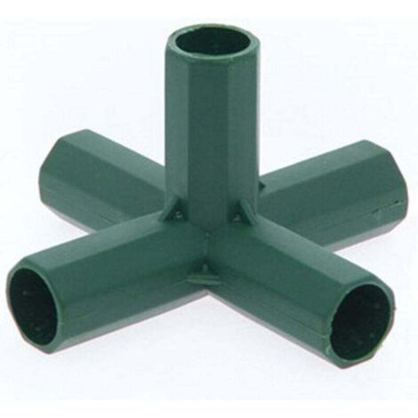 Packung mit 10 PVC-Fittings (16 mm), 5 verschiedene stabile Stützen, robuste Verbinder für Gewächshausrahmen (1/5)