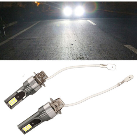 XELORD H4 LED Ampoules 6000K Lumière Blanche,De Phares Avant De Voiture,Pack De 2 XELORD H4 LED Ampoules 6000K Lumière Blanche,De Phares Avant De Voiture,Pack De 2