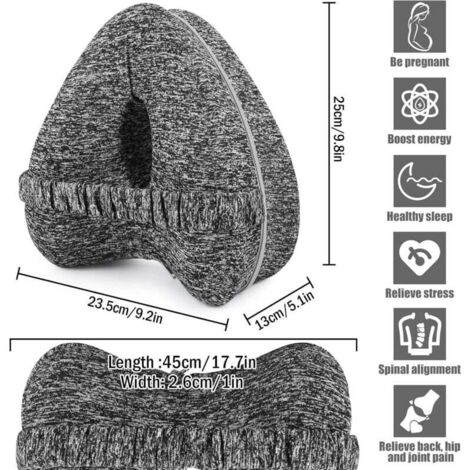 Viewstar Coussin pour Genoux Dormir à mémoire de Forme Coussin Jambes pour soulagement de la sciatique, Oreiller Jambes Ergonomique - Santé - Mieux vivre Viewstar Coussin pour Genoux Dormir à mémoire de Forme Coussin Jambes pour soulagement de la sciatique, Oreiller Jambes Ergonomique - Santé - Mieux vivre