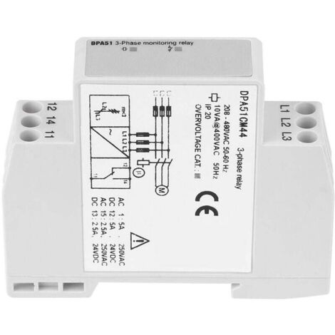 Relais De Surveillance Tension Triphasé GEYA 10A/AC1 - Protection électrique - Neuf