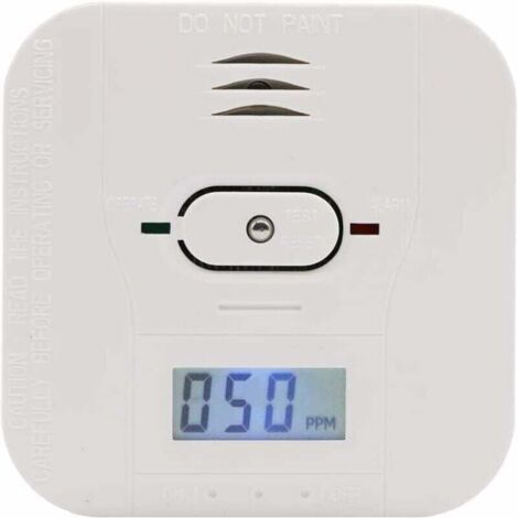 Détecteur de monoxyde de Carbone Alarme de monoxyde de Carbone- Alarme 85 DB (1/5)