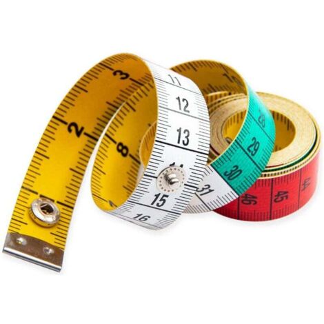 Outil Couturière Bricolage Mètre Ruban Couture 200 Cm Double Face – Souple, Précis, Avec Boutons Métalliques – Idéal Couturiers, Couture, Mesure Corporelle Maison