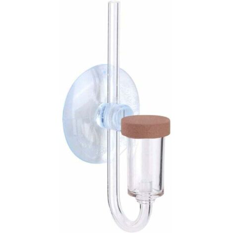 Diffuseur Co2, Diffuseur de CO2 Acrylique Transparent, Diffuseur de CO2 pour Plantes d'Aquarium Herbe Eau(M) (1/5)