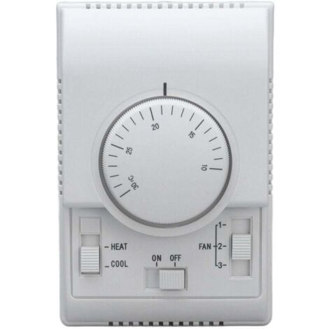 Thermostat mécanique d'air conditionné central à 2 voies, interrupteur de commande, Conditionneur 110‑220V (1/5)